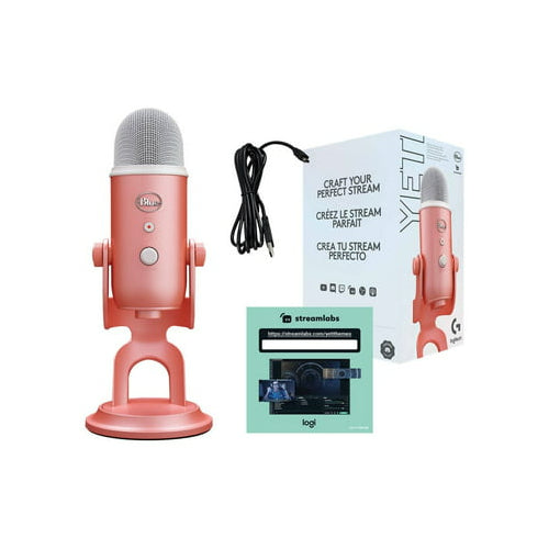 Blue Microphones Yeti USB Microphone (Pink Dawn) Aurora Collection