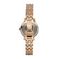 Armitron Women's Rose Gold Watch w/ Mother of Pearl Face & Crystal Accented Dial