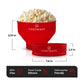 Chefwave Silicone Popcorn Popper (Red)