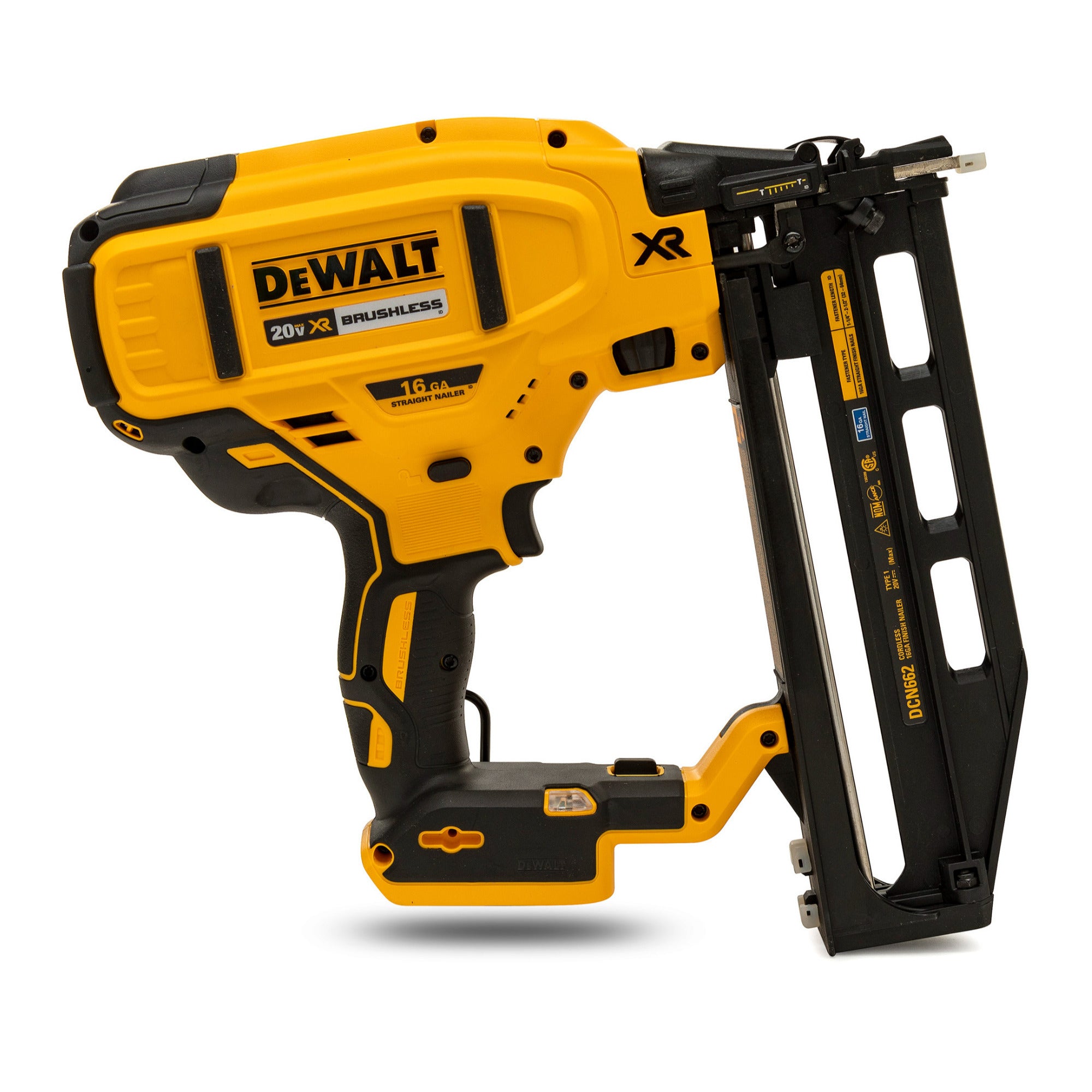 DeWalt 20V MAX XR 16 GA Straight Finish Nailer