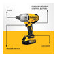 DeWalt 20V MAX XR 3/4-Inch Cordless Impact Wrench Kit with Hog Ring (5.0 AH)