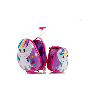 Heys Travel Tots Unicorn 2-Piece Kids Luggage and Backpack Set