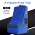 Car seat Backpack for air travel Car seat travel bag (Blue)