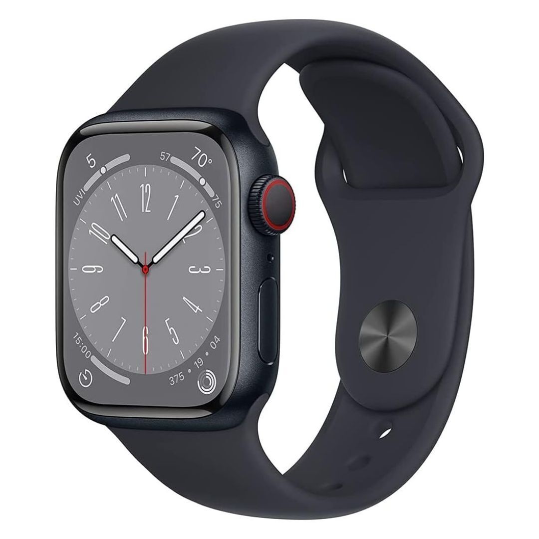 Apple Watch Series 8 GPS 45mm Aluminum Case with Sport Band (Midnight)