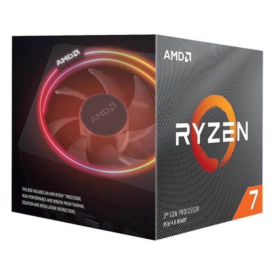 AMD Ryzen 7 3700X 8-Core | 16-Thread Unlocked Desktop Processor with Wraith Prism LED Cooler