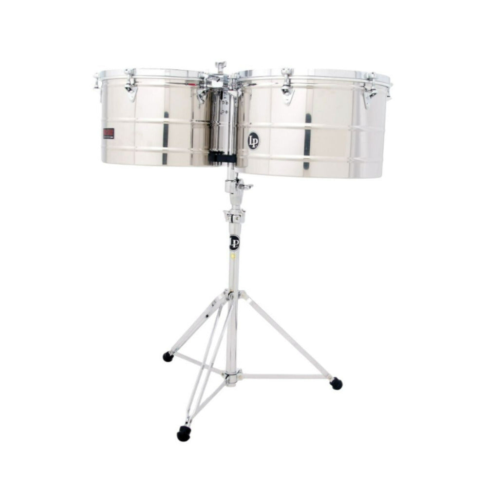 Latin Percussion LP1516S Thunder Timbales Standard (Stainless Steel)