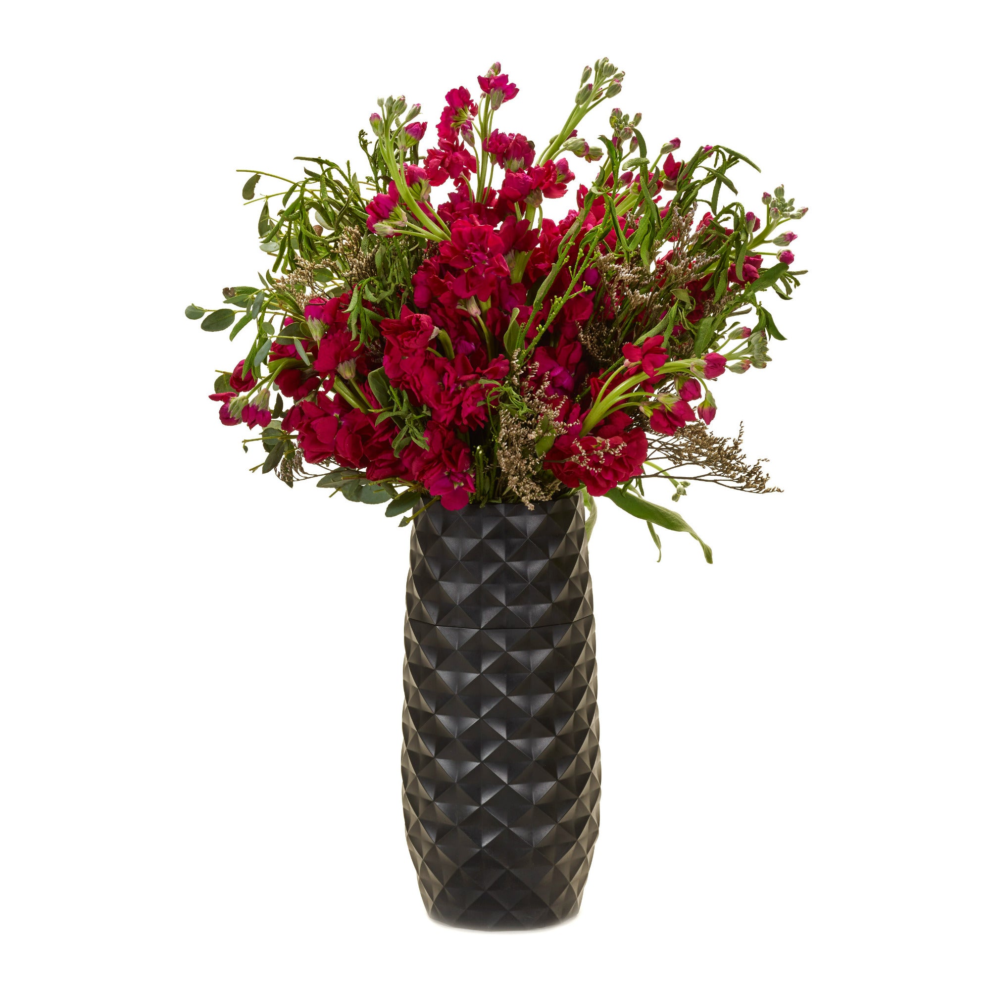 Amaranth 10-Inch Floral Care Impact Resistant Smarter Vase Black Diamond