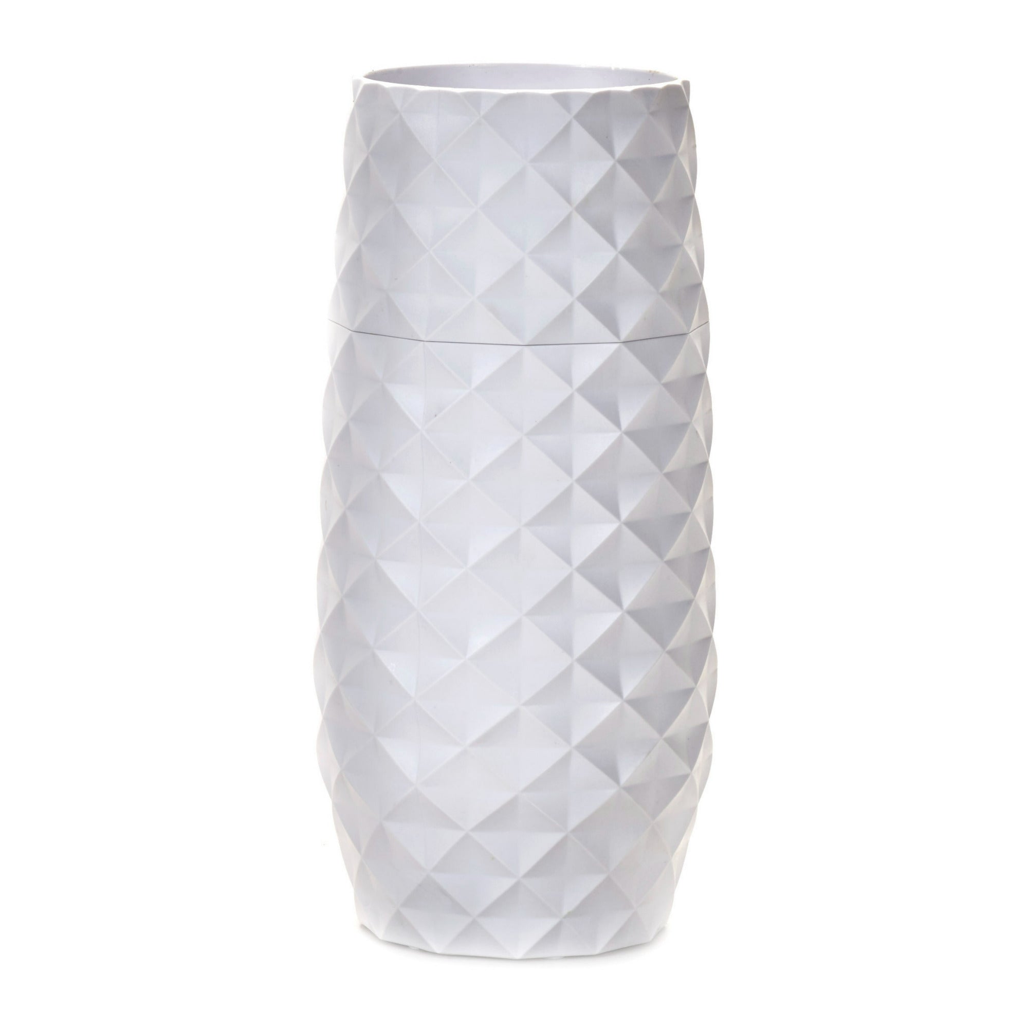 Amaranth 10-Inch Floral Care Impact Resistant Smarter Vase White