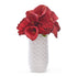 Amaranth 10-Inch Floral Care Impact Resistant Smarter Vase White