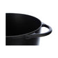 Kuchenprofi 6 Quart Enameled Cast Iron Dutch Oven with Lid Black