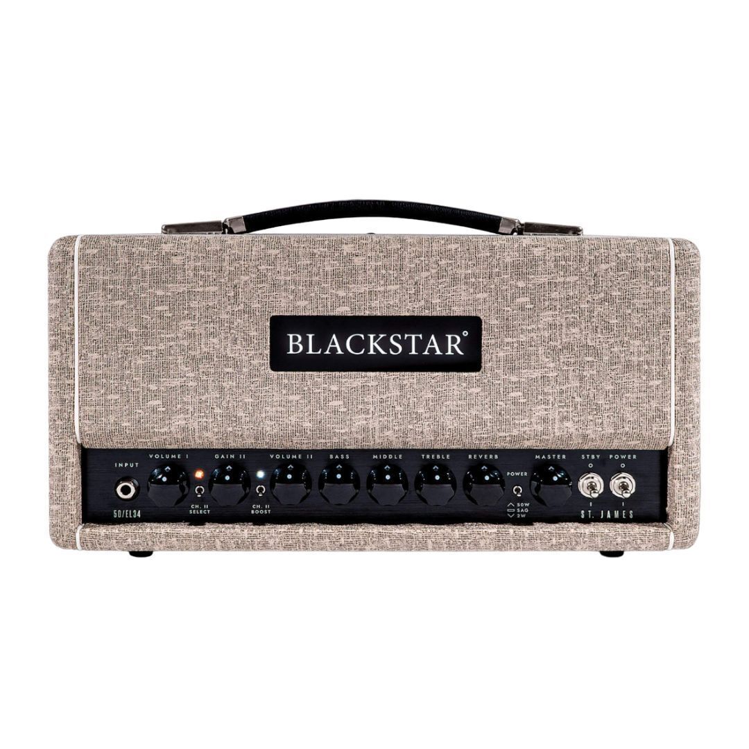 Blackstar St. James 50-watt Tube Head with EL34 Tubes - Fawn