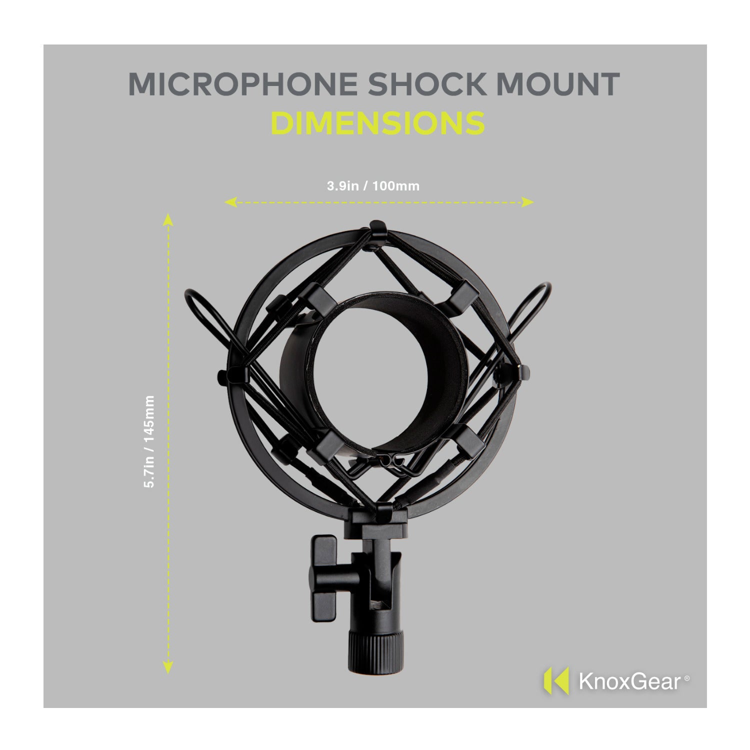 Knox Gear Basic Microphone Shock Mount for 44-47mm Microphones