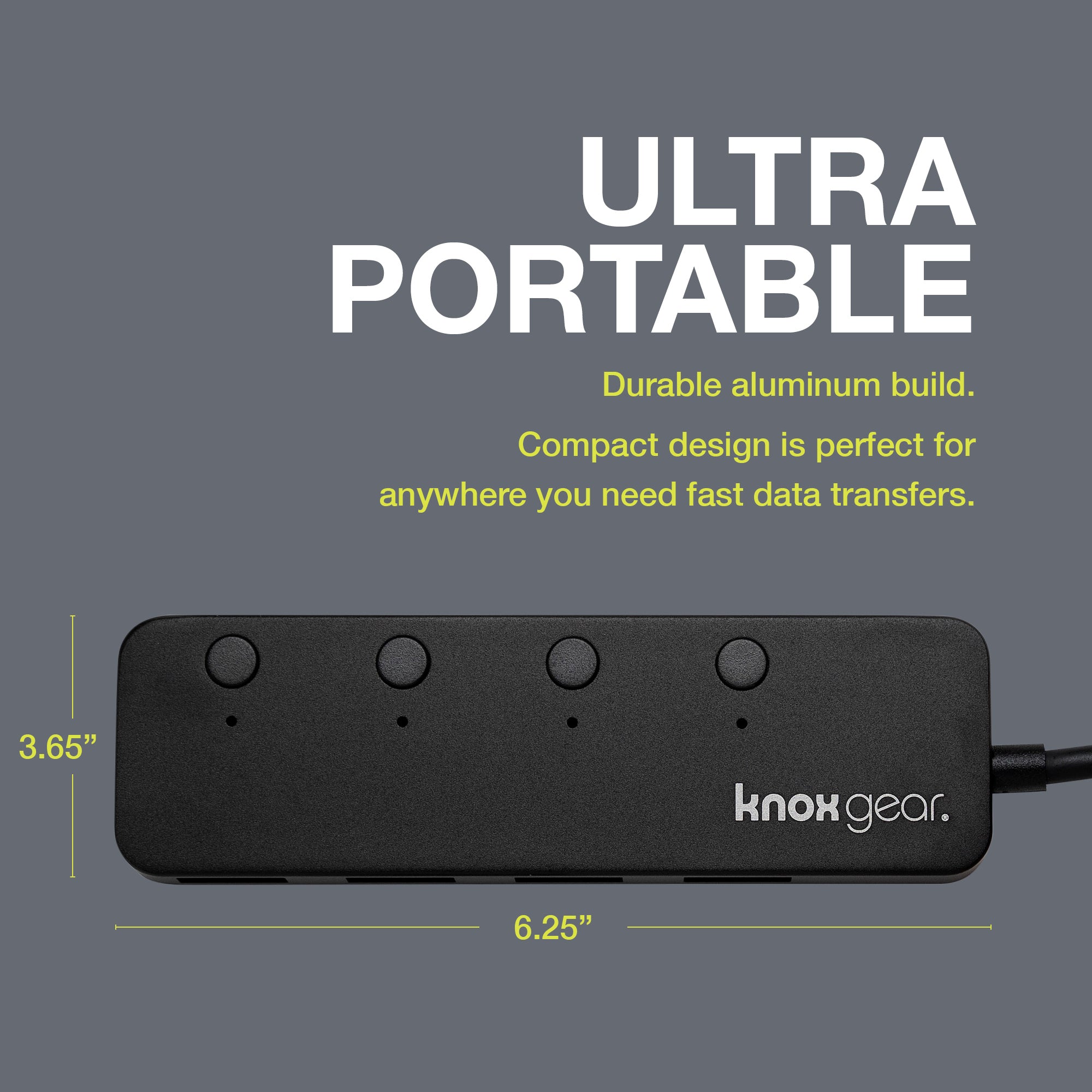 Knox Gear 4-Port USB 3.0 Hub