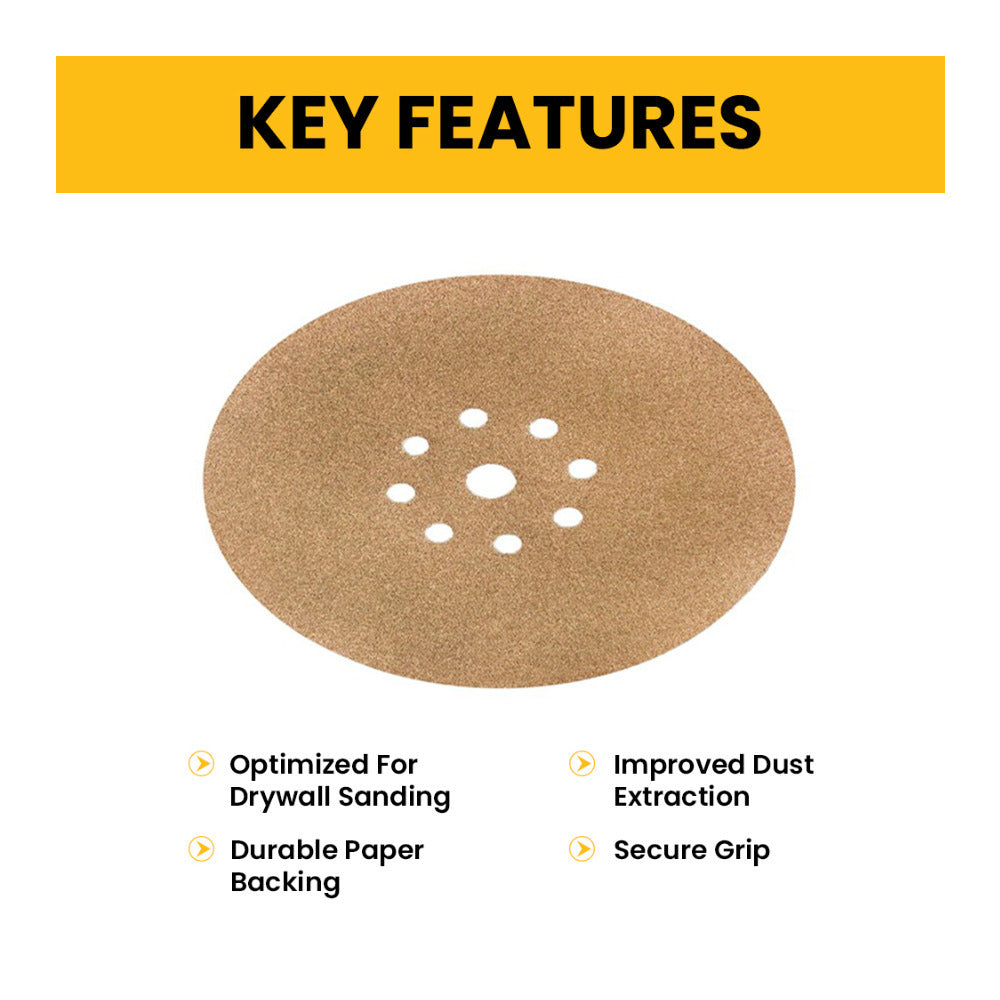 DeWalt 9-Inch Drywall 240G Sandpaper (25-Pack)