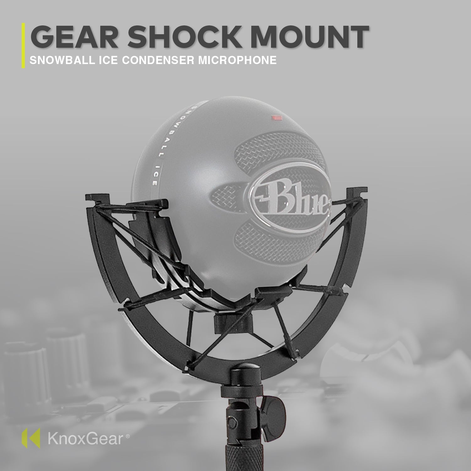 Knox Gear Shock Mount for Blue Snowball and Snowball Ice Microphones