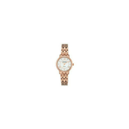 Armitron Women's Rose Gold Watch w/ Mother of Pearl Face & Crystal Accented Dial