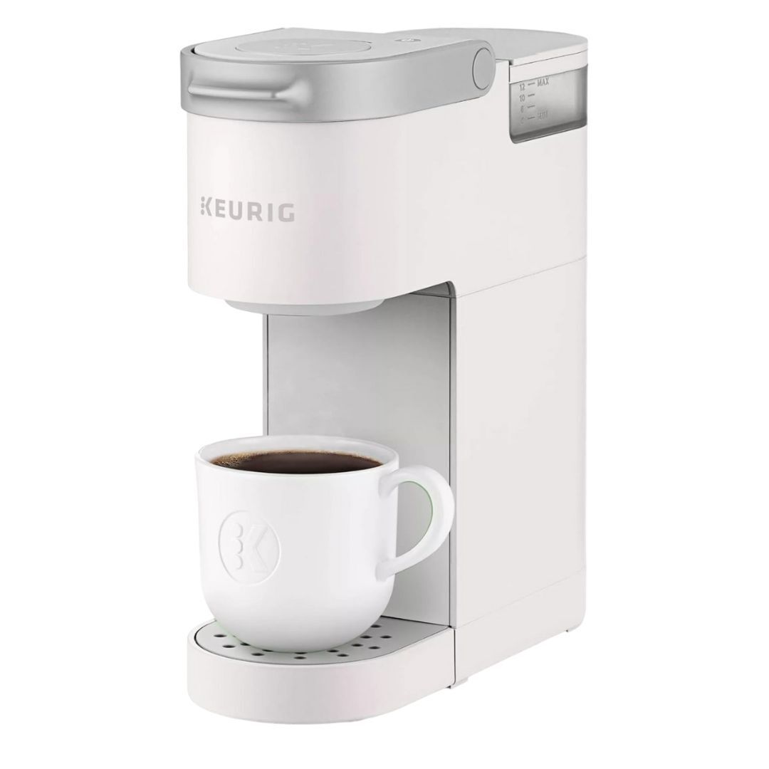 Keurig K Mini Single Serve Stone Coffee Maker with 6 to 12Oz Cup Sizes