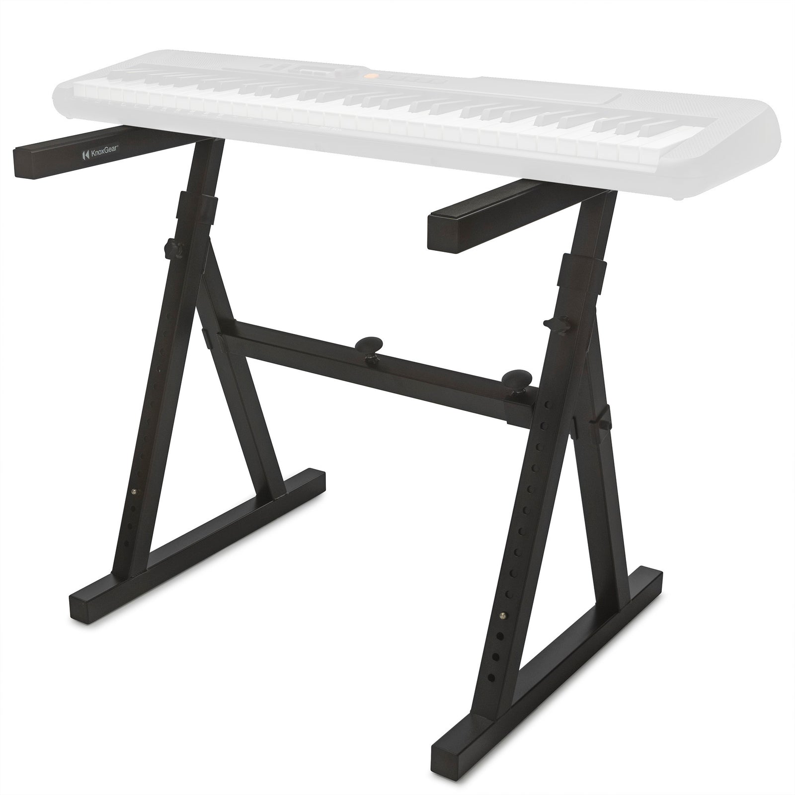 Knox Gear Z-Style Adjustable Keyboard Stand - Sturdy Height & Width Adjustable