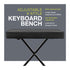 Knox Gear Adjustable X-Style Keyboard Bench