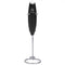 ChefWave Handheld Milk Frother (Black) with Stand