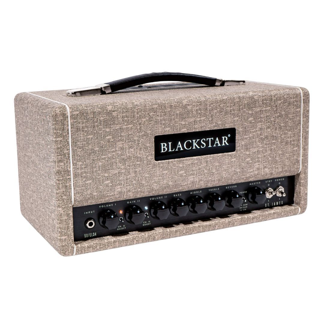 Blackstar St. James 50-watt Tube Head with EL34 Tubes - Fawn