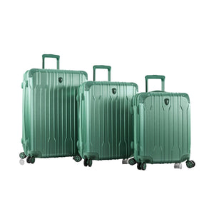 Heys Xtrak 3-Piece Luggage Set (Midnight Green, 30-Inch, 26-Inch, 21-Inch)