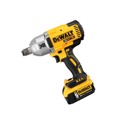 DeWalt 20V MAX XR 3/4-Inch Cordless Impact Wrench Kit with Hog Ring (5.0 AH)