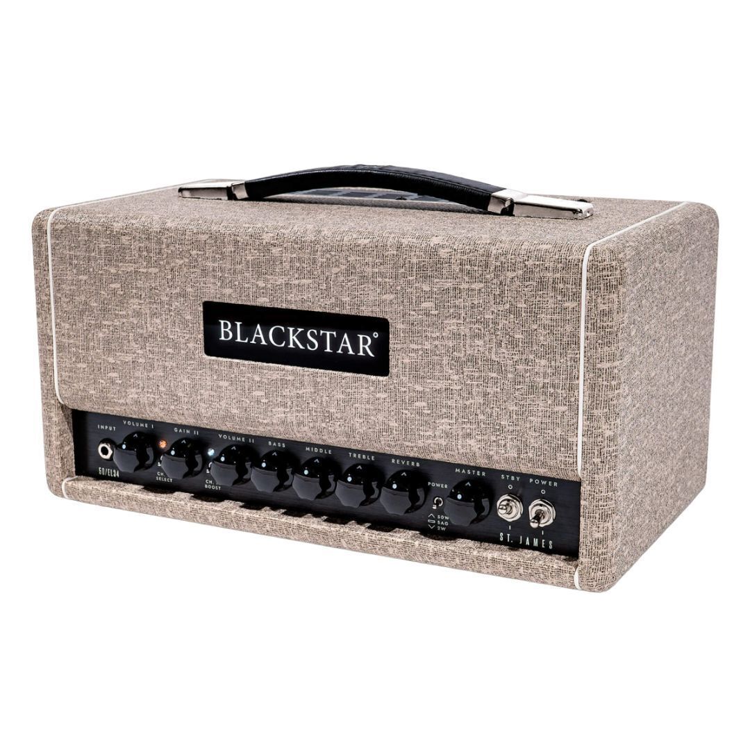 Blackstar St. James 50-watt Tube Head with EL34 Tubes - Fawn