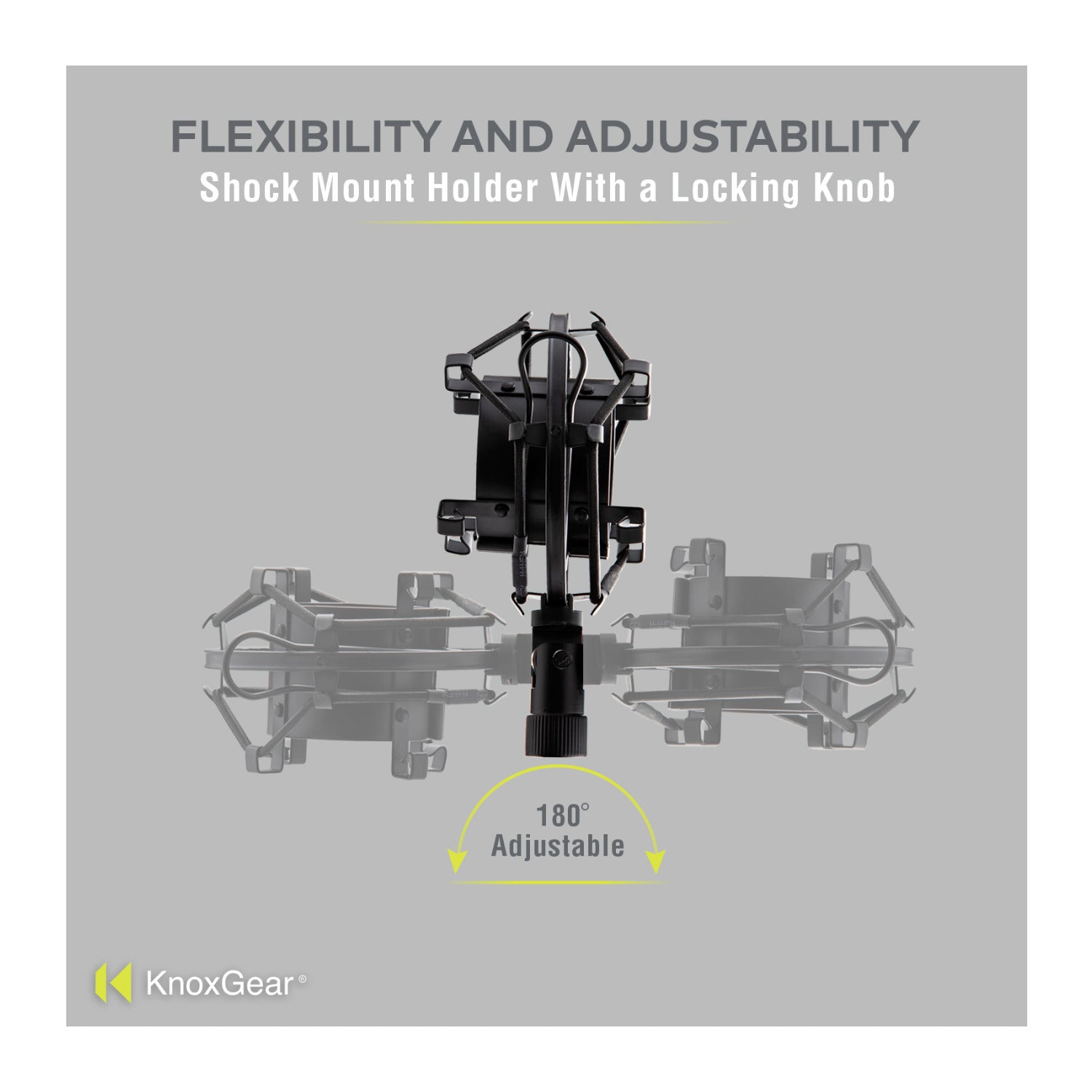 Knox Gear Basic Microphone Shock Mount for 44-47mm Microphones