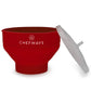 Chefwave Silicone Popcorn Popper (Red)