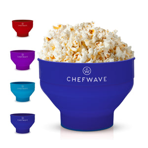 Chefwave Silicone Popcorn Popper (Dark Blue)