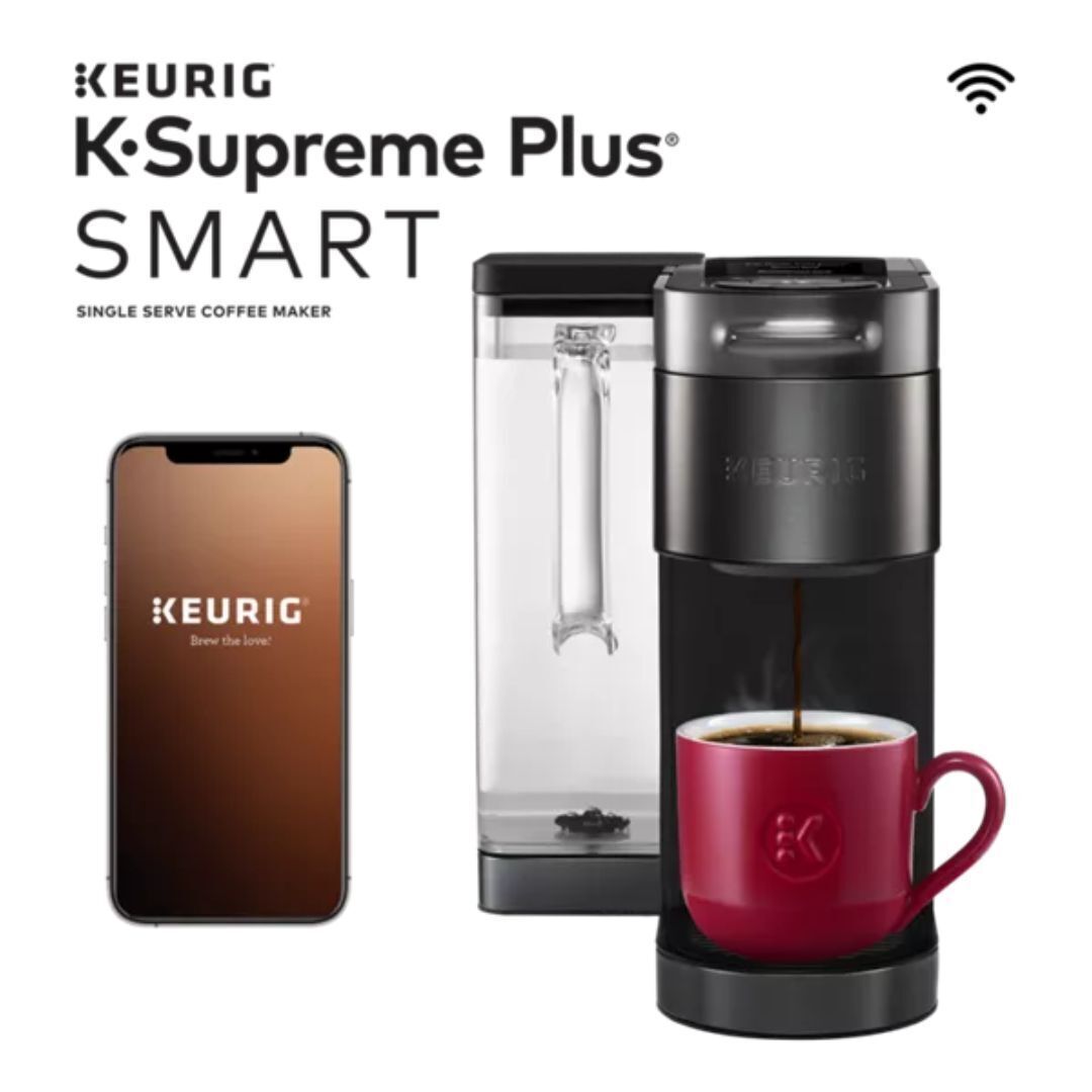 Keurig K-Supreme Plus SMART Coffee Maker, Single Serve K-Cup Pod Coffee Brewer, BREWID and MultiStream Technology, 78 Oz