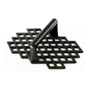 Charcoal Companion CC5159 Cast Iron Grill Marks Press