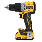 DEWALT 20V MAX* XR Brushless Cordless 1/2 in. Hammer Drill/Driver Kit (DCD805D2), Yellow